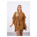 Dress batwings Oversize camel