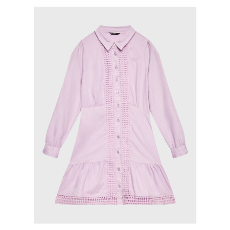 Guess Košeľové šaty J3RK04 WE8R0 Ružová Regular Fit