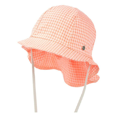Detský bavlnený klobúk Jamiks oranžová farba