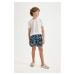 DEFACTO Boy's Patterned Sea Shorts