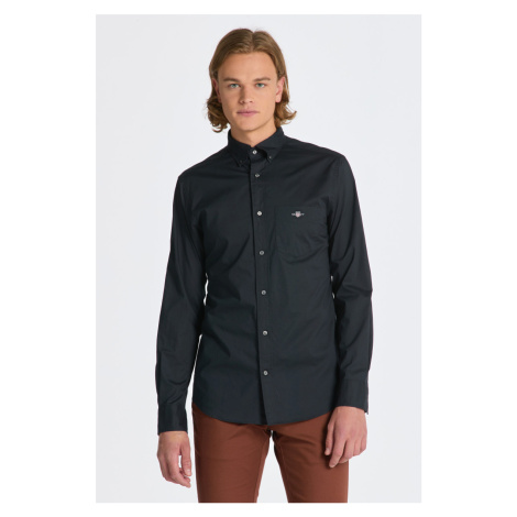 KOŠEĽA GANT REG POPLIN SHIRT BLACK