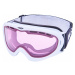 BLIZZARD-Ski Gog. 905 DAVO, white shiny, rosa1 Biela
