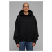 Men's High Low Hoody Black