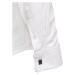Biela košeľa na manžetový gombík v KLASICKOM STRIHU - SalzburgWhiteluxCLASSIC