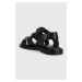 Kožené sandále Gant Khiria dámske, čierna farba, 26561833.G00