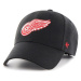 Čiapka 47 brand NHL Detroit Red Wings čierna farba, s nášivkou