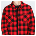 Bunda Urban Classics Padded Check Flannel Shirt Red/ Black