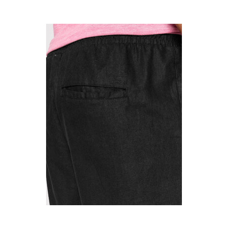 Outhorn Bavlnené šortky SKMC603 Čierna Regular Fit