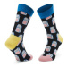 Happy Socks Súprava 2 párov vysokých detských ponožiek KCAT02-9300 Farebná