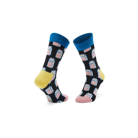 Happy Socks Súprava 2 párov vysokých detských ponožiek KCAT02-9300 Farebná