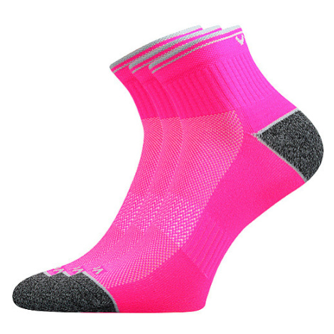 VOXX ponožky Ray neónovo ružové 3 páry 114031