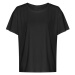 Just Cool Dámske športové tričko s otvorenou chrbtovou časťou - Čierna