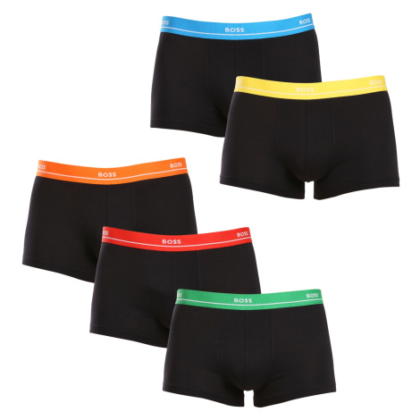 5PACK pánske boxerky BOSS čierné (50489616 999) Hugo Boss