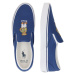Polo Ralph Lauren Slip-on obuv 'KEATON'  kráľovská modrá / koňaková / zelená / biela