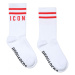 Ponožky Dsquared2 Icon Socks Červená