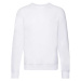 Pánska biela mikina Lightweight Raglan Sweat Fruit of the Loom