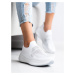 RENDA WHITE SNEAKERS WITH CRYSTALS