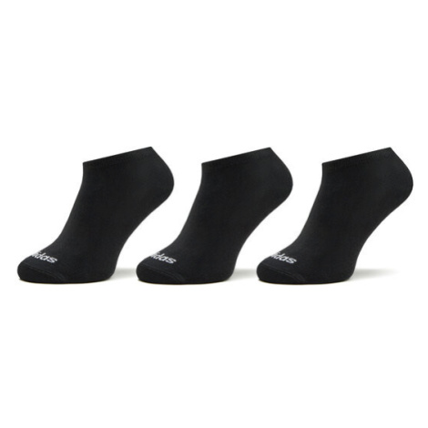 Adidas Ponožky Krátke Unisex Thin Linear Low-Cut Socks 3 Pairs IC1299 Čierna