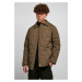 Quilted coach jacket olive