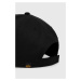 Bavlnená čiapka Alpha Industries 168903.03-Black, čierna farba, s nášivkou