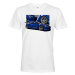 Pánské tričko Blue nissan GT-R - tričko pre milovníkov áut