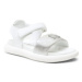 Calvin Klein Jeans Sandále Velcro Sandal V3A2-80496-1598 S Strieborná