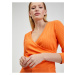 Tričká s dlhým rukávom pre ženy ORSAY - oranžová
