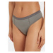 Calvin Klein Underwear Stringové nohavičky 000QF7431E Sivá