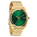 Nixon Analógové hodinky 'Time Teller'  zlatá / zelená