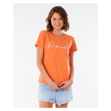 Rip Curl CLASSIC SHORE TEE Bright Orange T-shirt