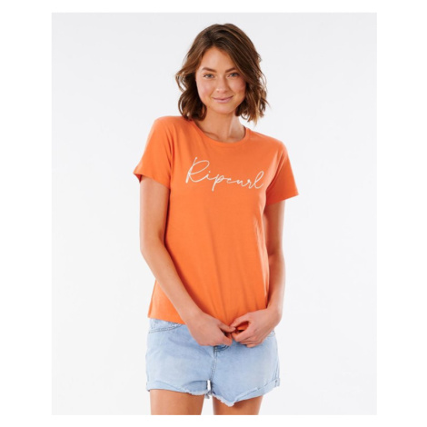 T-Shirt Rip Curl CLASSIC SHORE TEE Bright Orange
