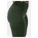 NEBBIA - Legíny high waist z organickej bavlny 405 (dark green) - NEBBIA