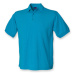 Henbury Pánske polo tričko H400 Turquoise
