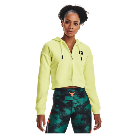 Mikina Under Armour Project Rck Hw Terry Fz Green