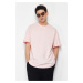 Trendyol Powder Oversize/Wide Cut Basic 100% Cotton T-Shirt