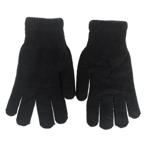 Čierne zateplené rukavice UNI WARM John-C