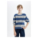 DEFACTO Boy's Regular Fit Crew Neck Knitwear Sweater