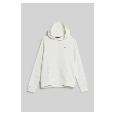 MIKINA GANT SHIELD HOODIE EGGSHELL