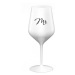 MR. - bílá nerozbitná sklenice na víno