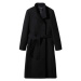 MANGO Zimný kabát 'Sirenita'  čierna