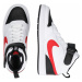 Nike Sportswear Tenisky 'Court Borough'  červená / čierna / biela