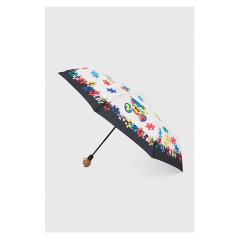 Dáždnik Moschino béžová farba, 8057