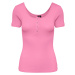 Pieces Dámske tričko PCKITTE Slim Fit 17101439 Begonia Pink XS