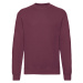 Burgundy Men's Sweatshirt Set-in Sweat Fruit of the Loom