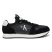 Calvin Klein Sneakersy Runner Sock Laceup Ny-Lth YM0YM00553 Čierna