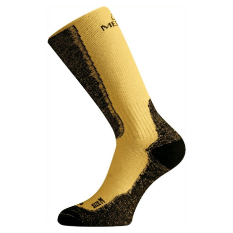 Lasting WSM 640 merino ponožky hořčicová