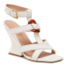 Alberta Ferretti Sandále 23151A6306 8003 Biela