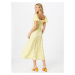 Dorothy Perkins Letné šaty  žltá / biela