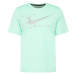 NIKE Funkčné tričko 'Miller'  sivá / pastelovo zelená