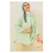 bigmerter 103901 Nadrozmerná základná hidžábová košeľa - E.zelená